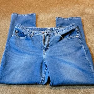 Womens Lee Riders Mid rise Straight Leg Jeans Size 12 petite